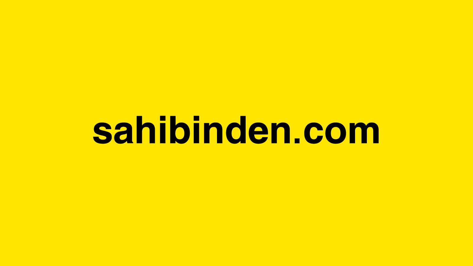 موقع Sahibinden للتجارة الإلكترونية وإعادة البيع