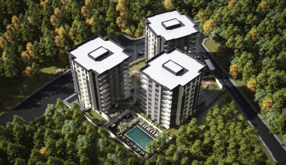 شقق بورصة للبيع في منطقة نيلوفر