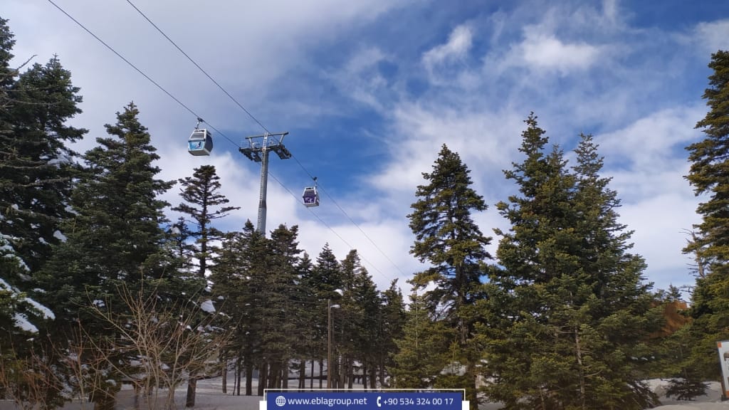 أطول تلفريك في العالم في مدينة بورصه تركيا