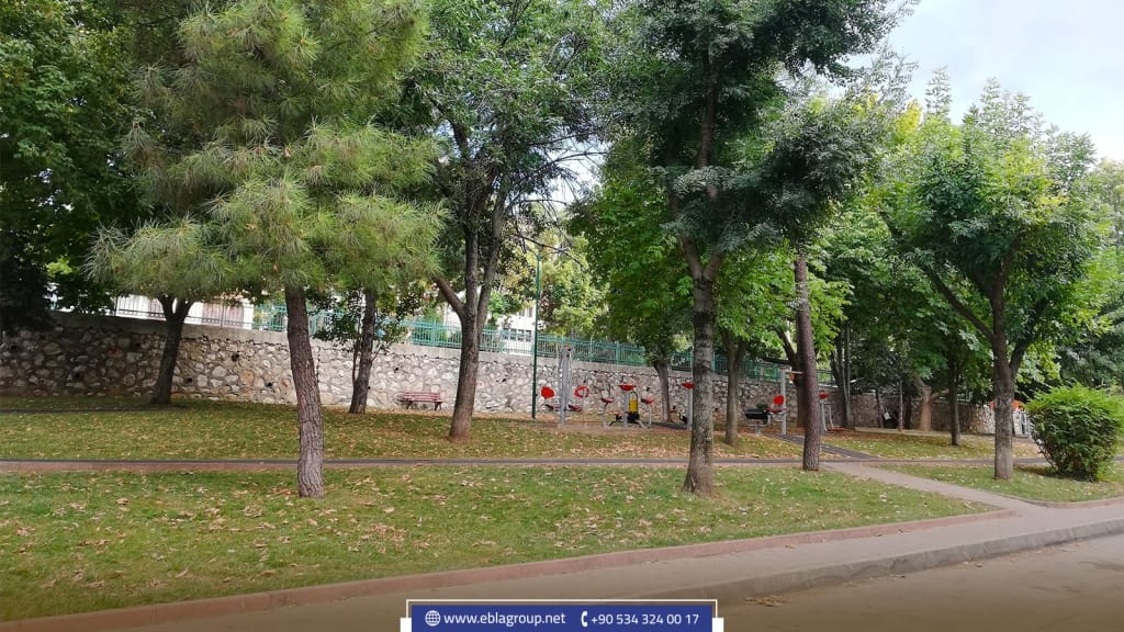 الحدائق في المجمعات السكنية في تركيا