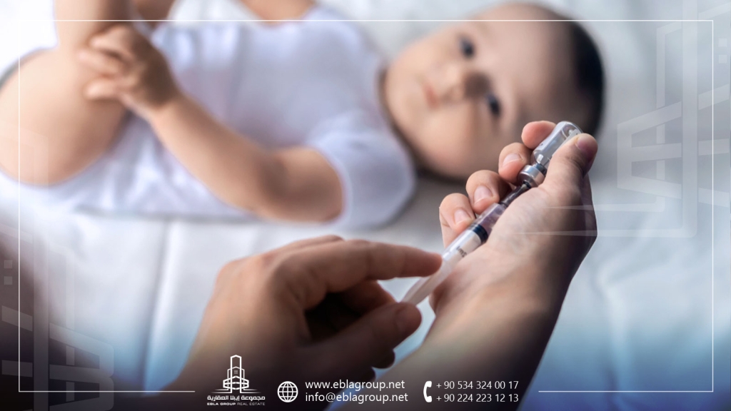 تطعيم الأطفال الأجانب المقيمين في تركيا