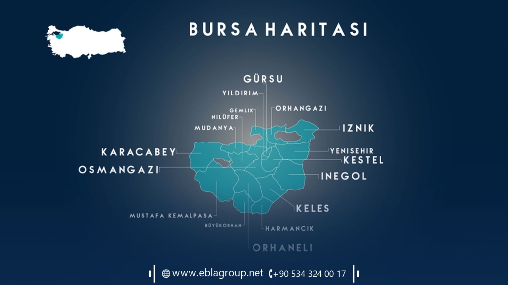 The best areas of Bursa for trade