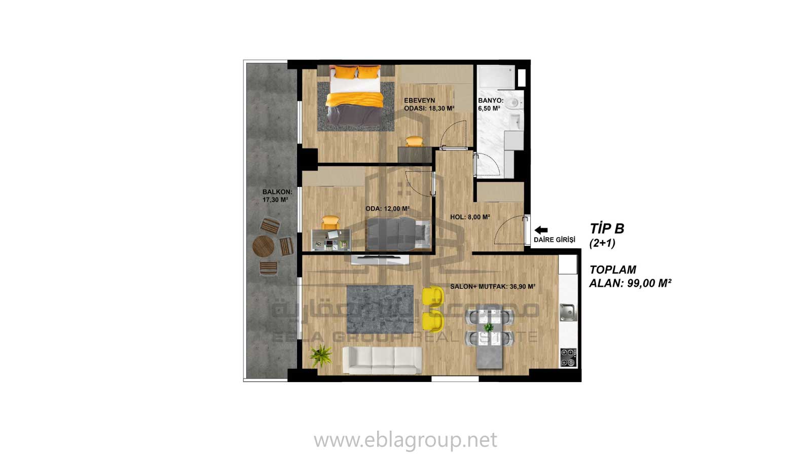 شقق قيد الإنشاء للبيع في بورصة