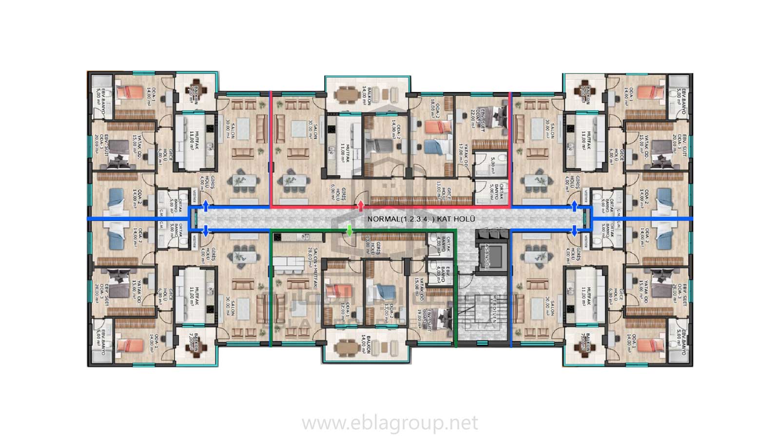 شقق للبيع قيد الإنشاء في بورصة