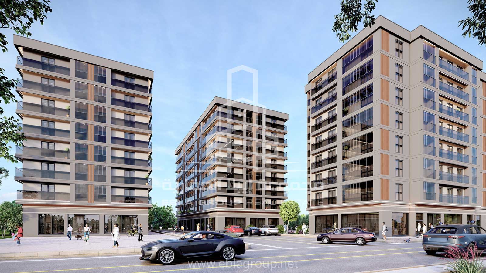 شقق قيد الإنشاء في بورصة تركيا