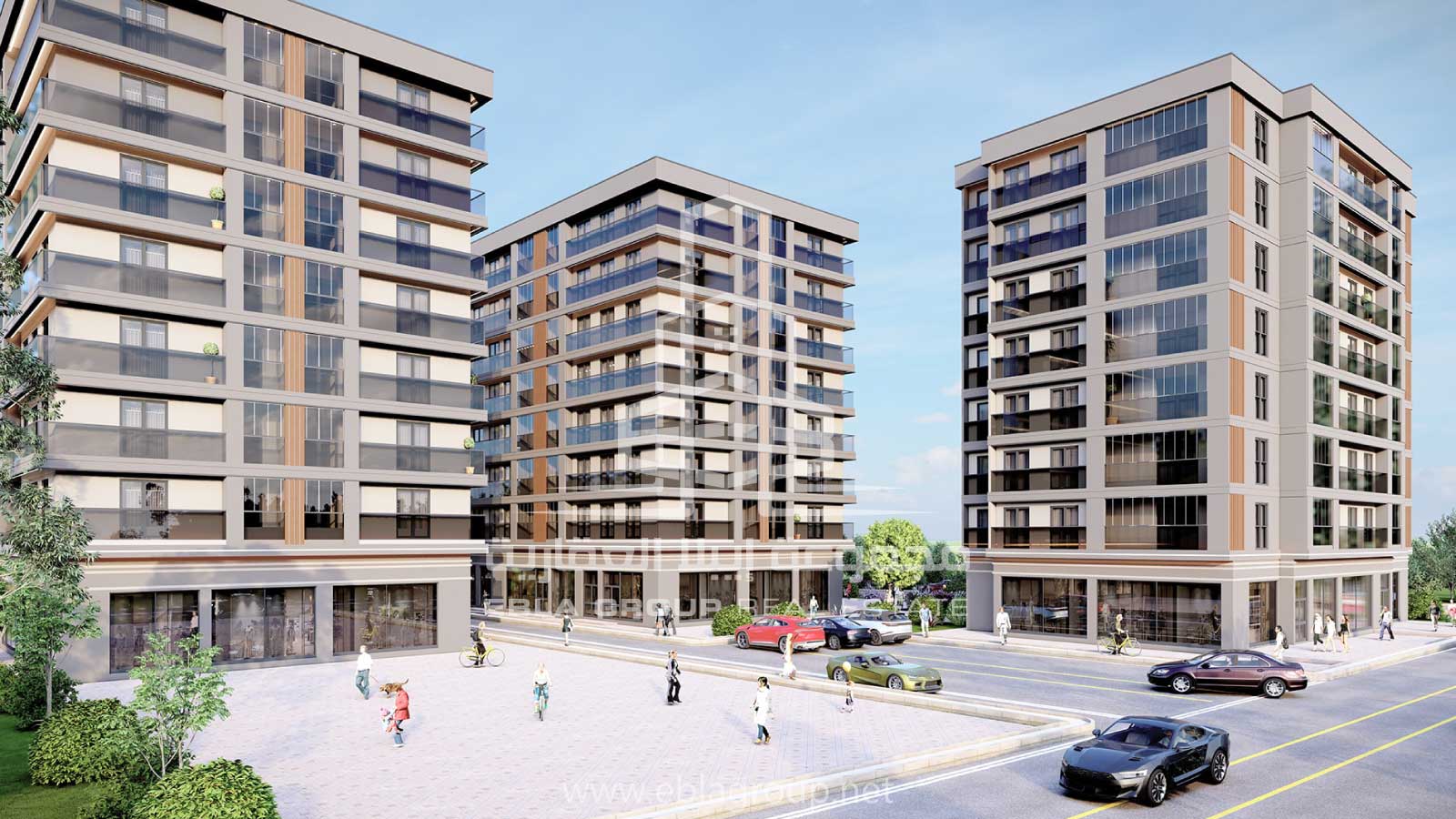 شقق قيد الإنشاء في بورصة تركيا