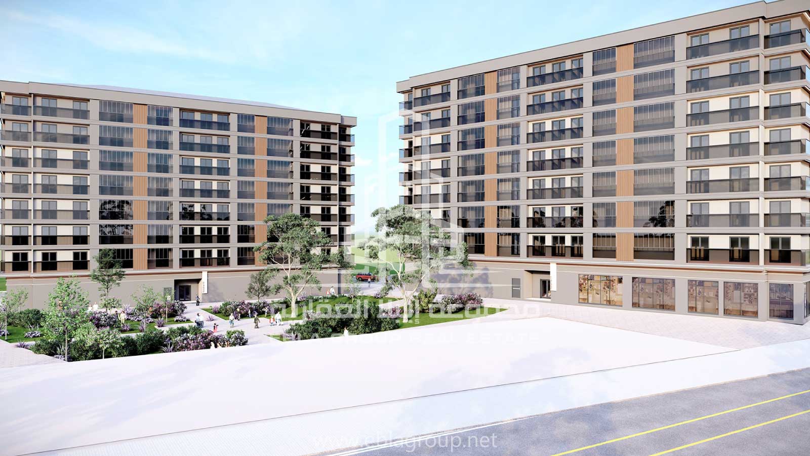 شقق قيد الإنشاء في بورصة تركيا