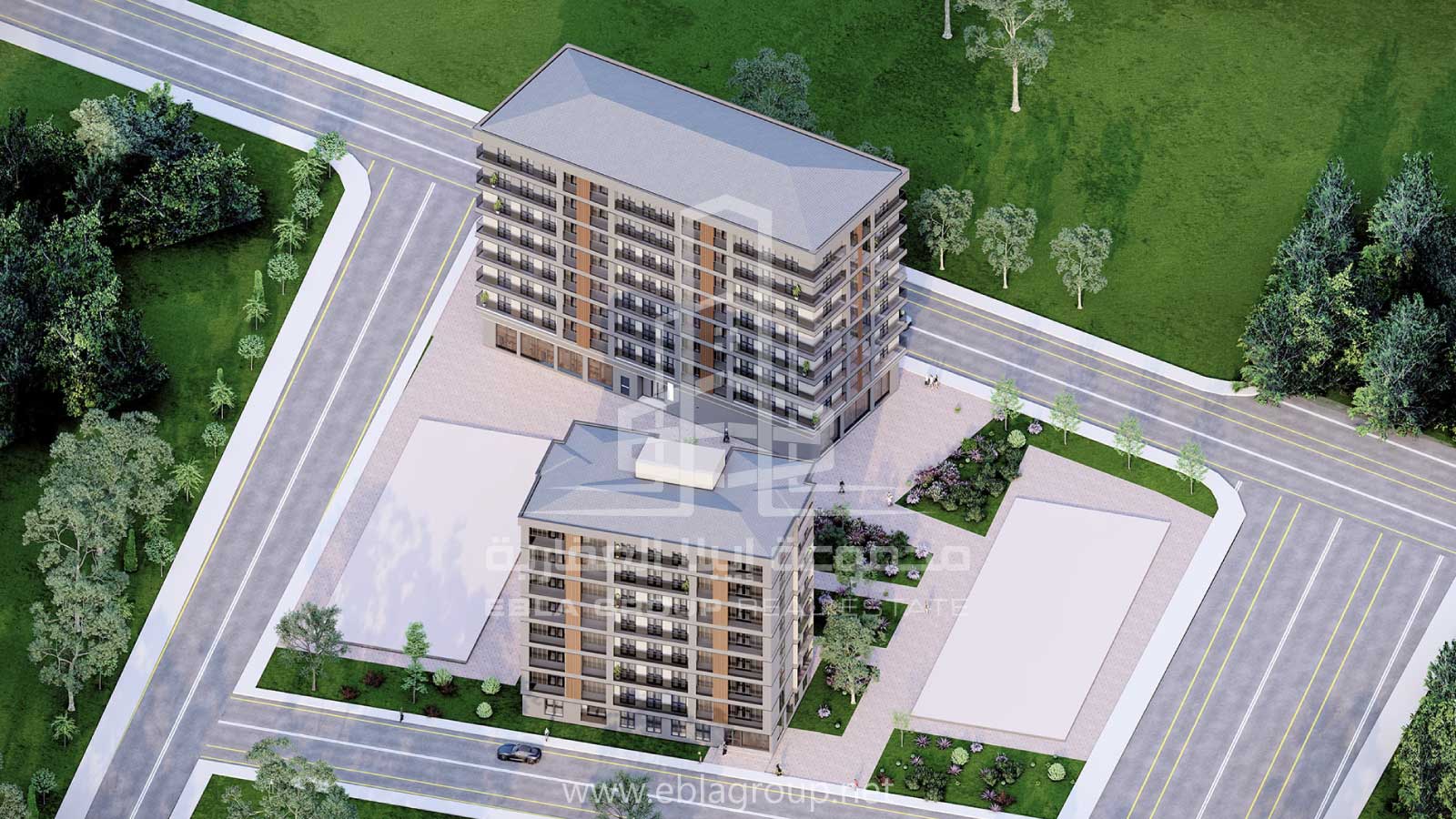 شقق قيد الإنشاء في بورصة تركيا