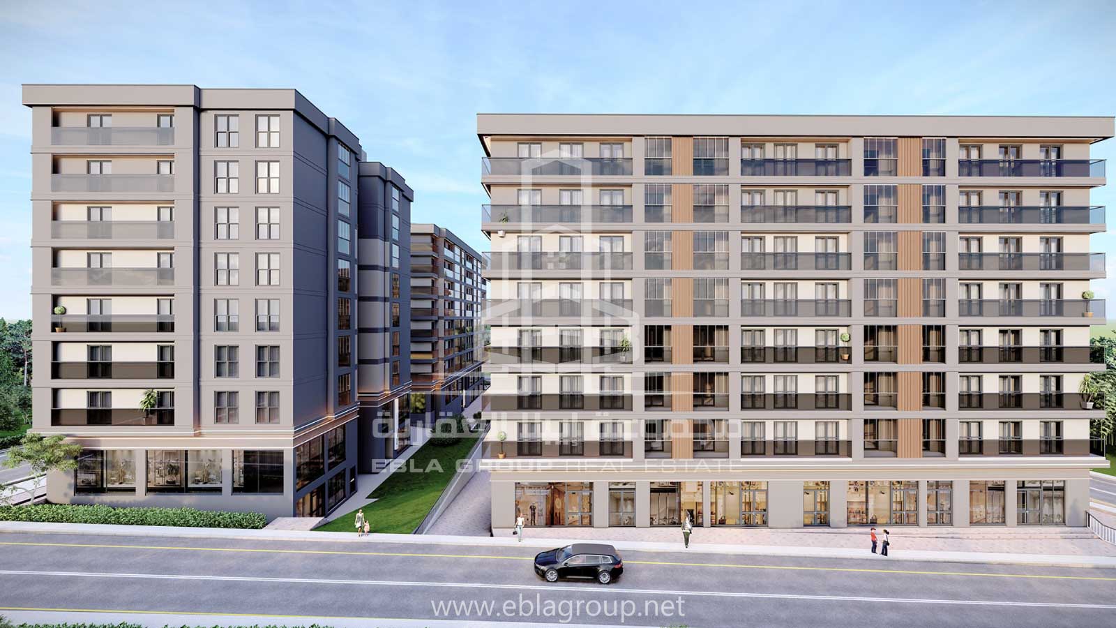 شقق قيد الإنشاء في بورصة تركيا