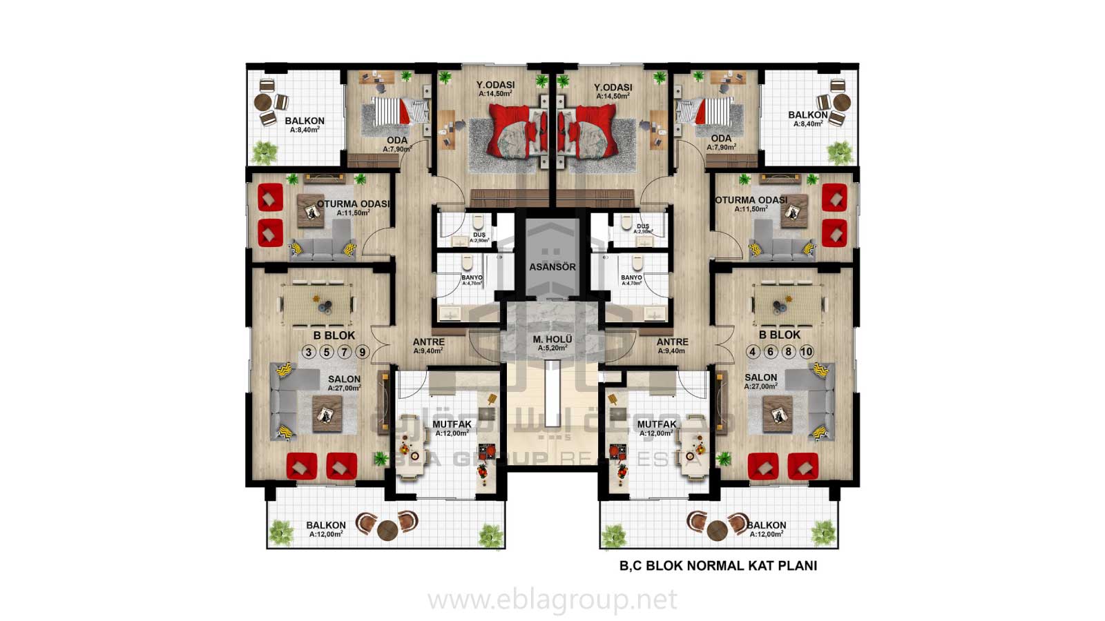 شقق للبيع في ميلات بورصة