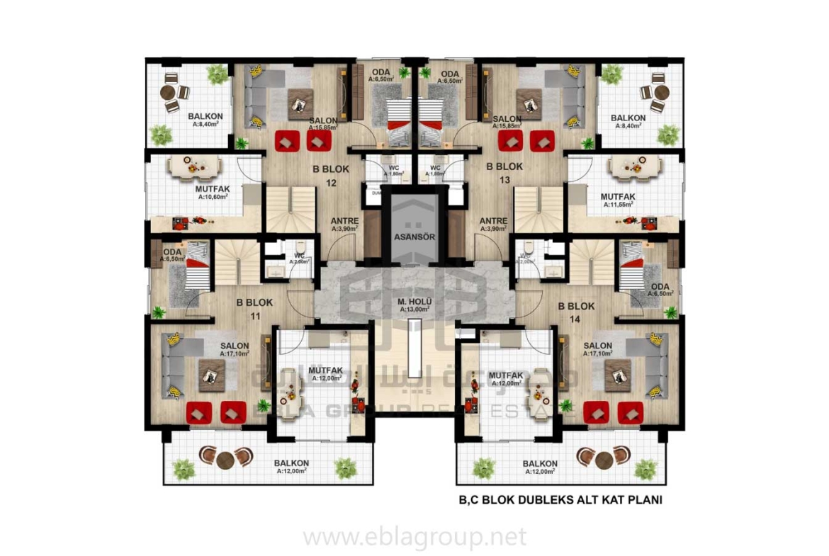 شقق للبيع في ميلات بورصة