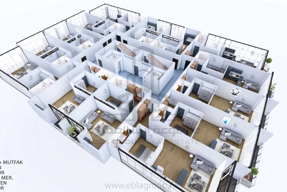 شقق مكتبية للبيع في بورصة