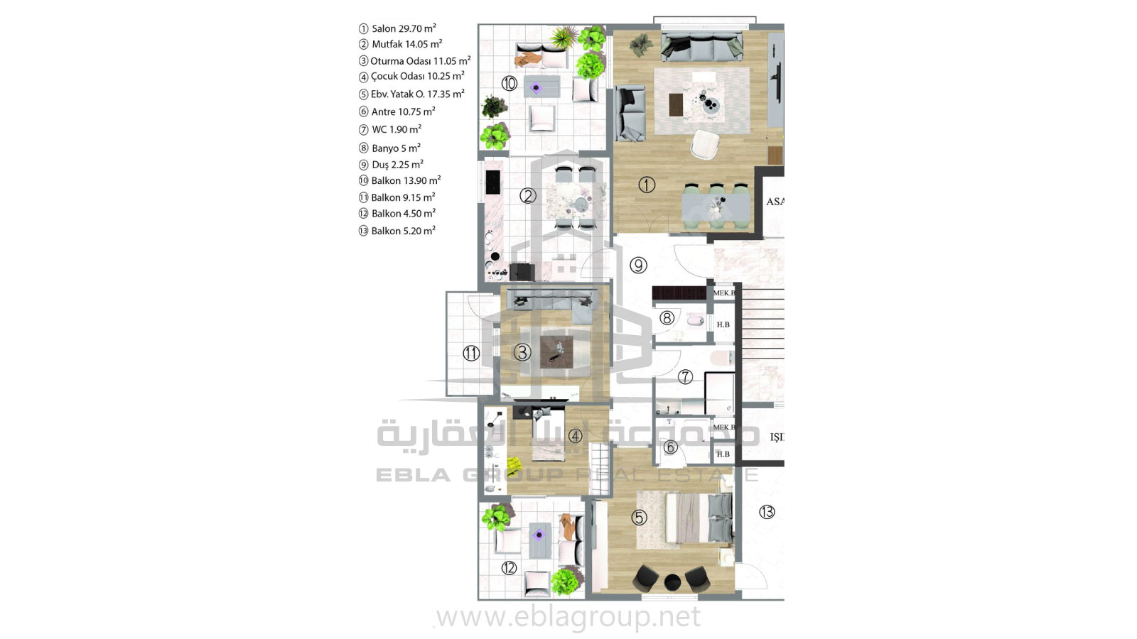 شقق للبيع في كايابا بورصة