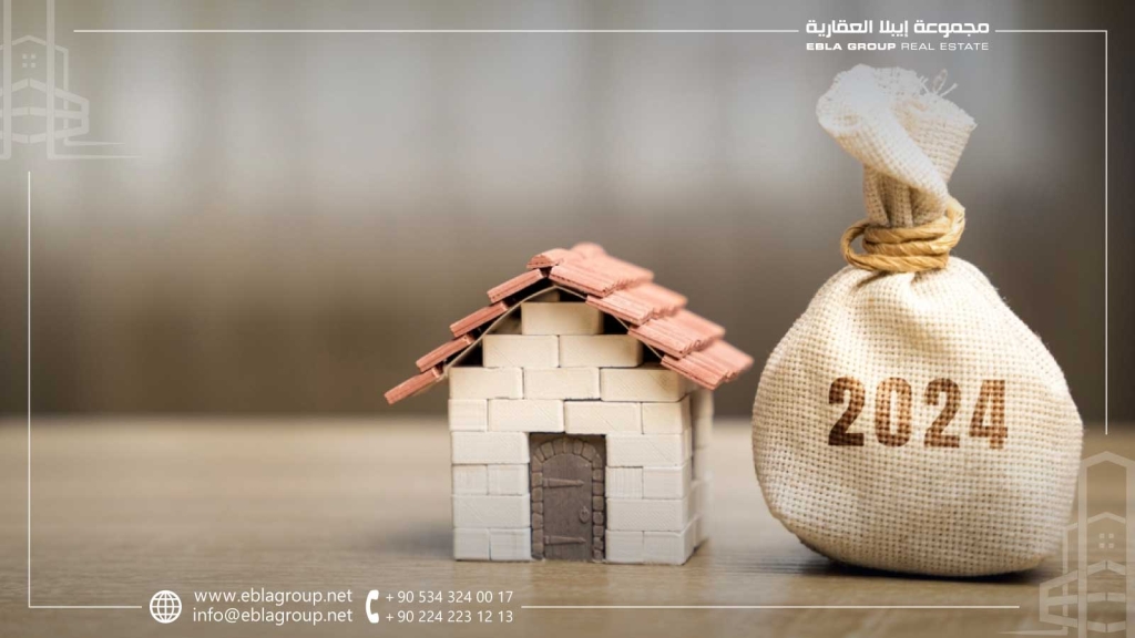 Apartment prices in Türkiye in Turkish lira for the year 2024